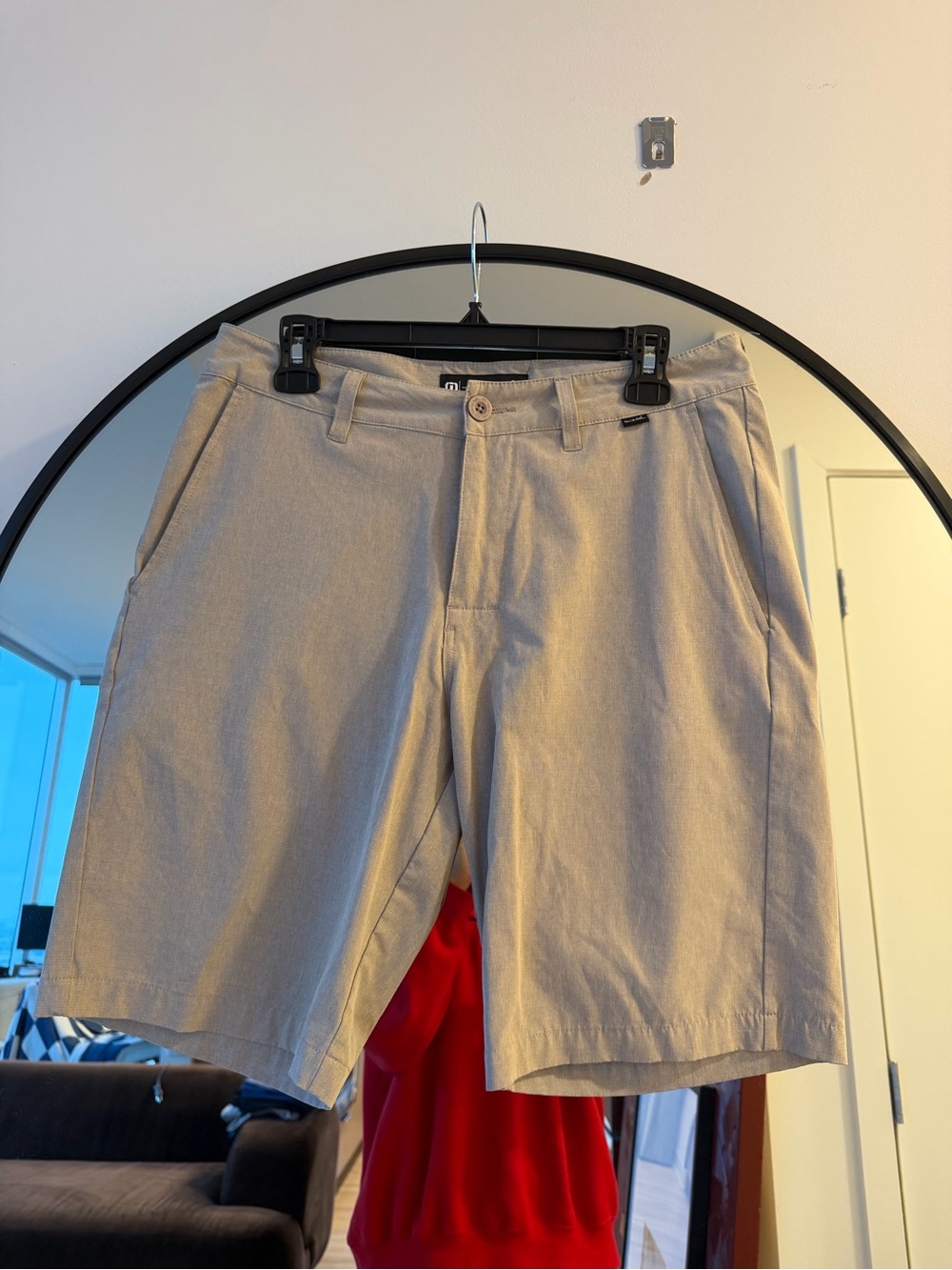 TravisMathew Beck Golf Shorts Men’s 30 Gray Stretch Performance